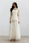 Leah | Women’s High Neck Long Sleeve Butterfly Flowy Two Piece Set