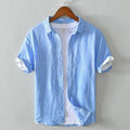 Liam | Men’s Short Sleeve Button Front Summer Shirt