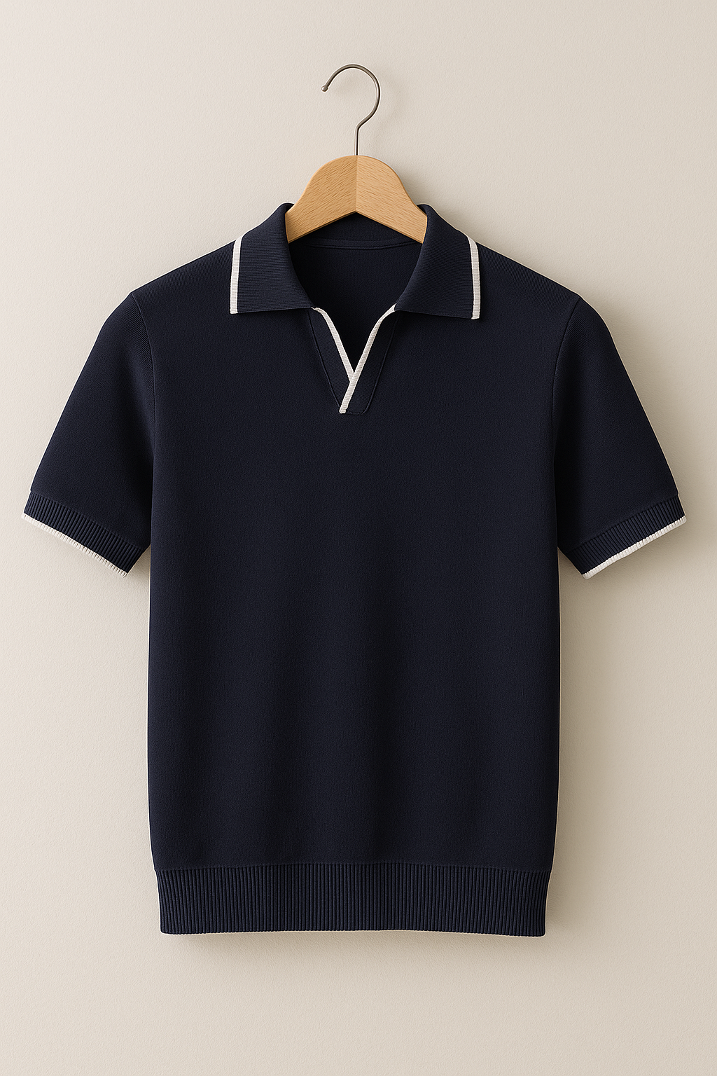 Lorenzo | Men's Short Sleeve Pointed Collar Polo Shirt
