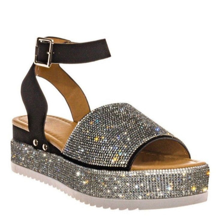 Marianne | Women's Buckled Strappy Open Toe Platform Sandals