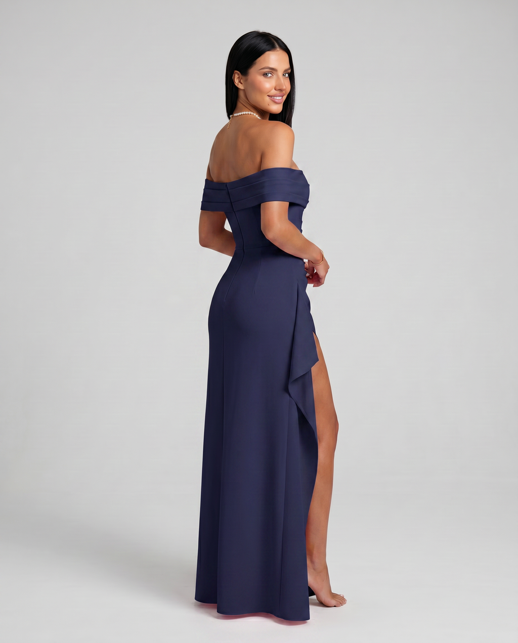 Martha | Women's Off Shoulder Bodycon Wedding Guest Dress