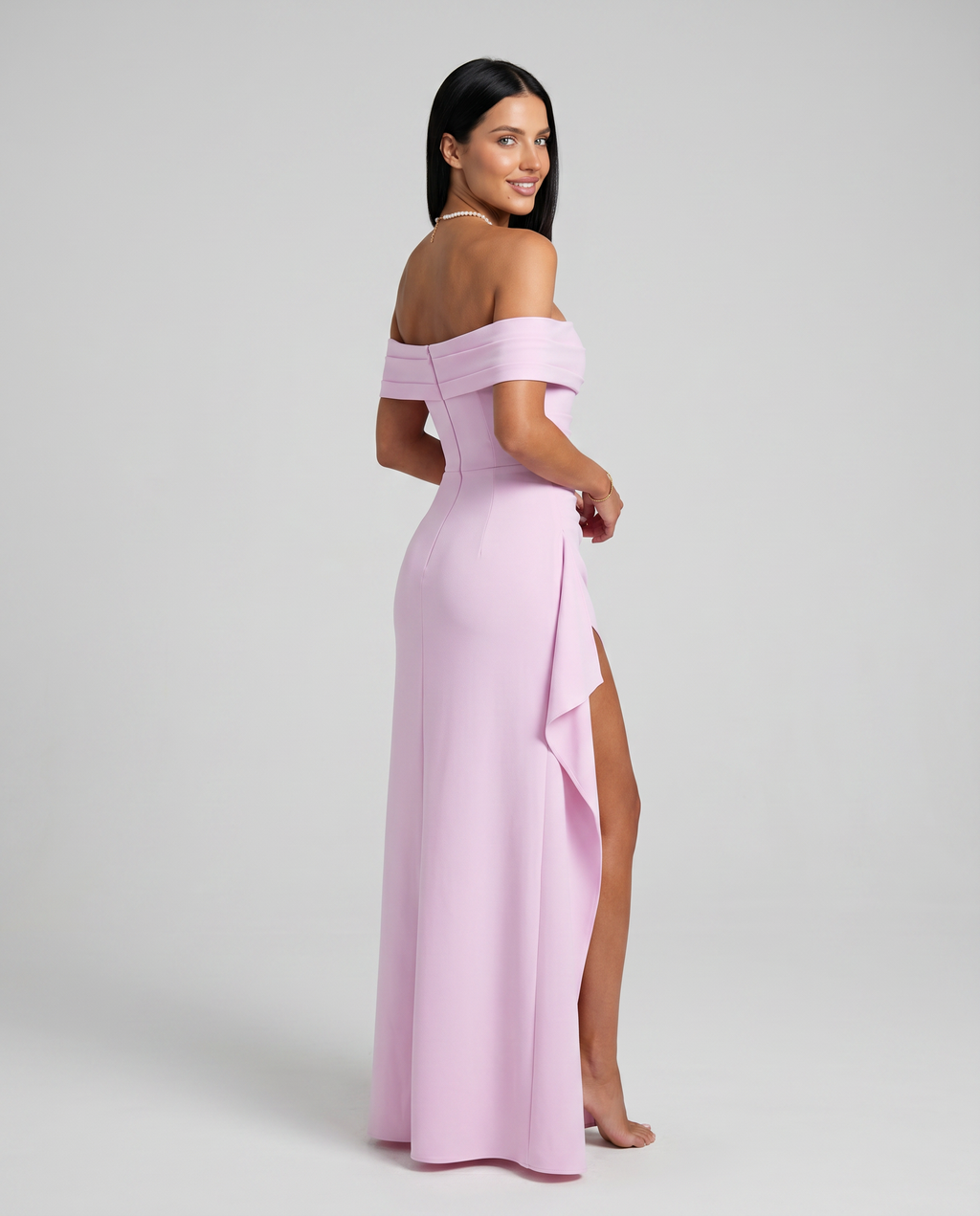 Martha | Women's Off Shoulder Bodycon Wedding Guest Dress