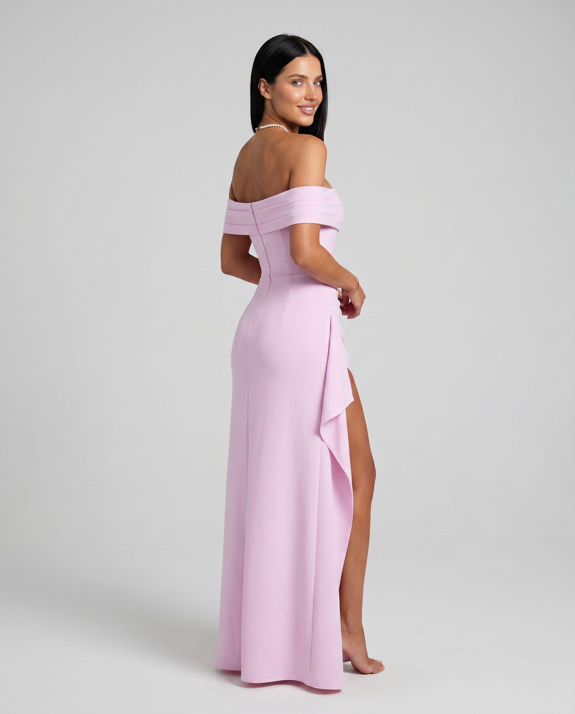 Martha | Women's Off Shoulder Bodycon Wedding Guest Dress