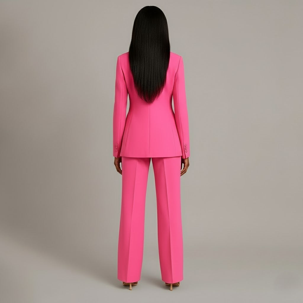 Mary | Women’s Long Sleeve V Neck Two Piece Suit