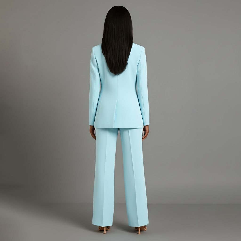 Mary | Women’s Long Sleeve V Neck Two Piece Suit