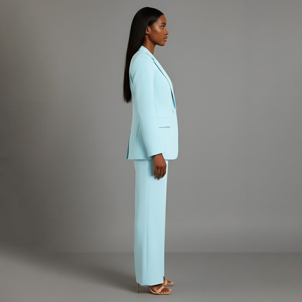 Mary | Women’s Long Sleeve V Neck Two Piece Suit