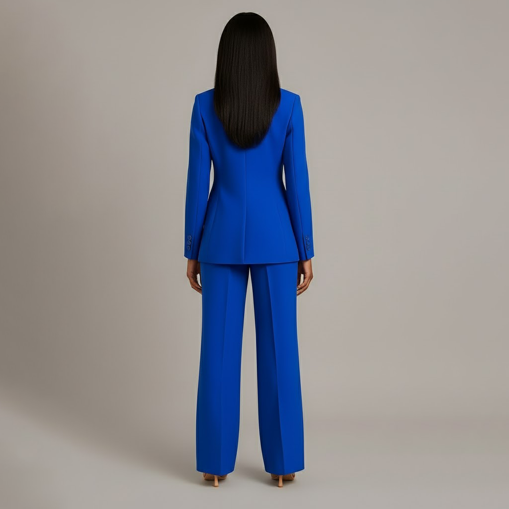 Mary | Women’s Long Sleeve V Neck Two Piece Suit