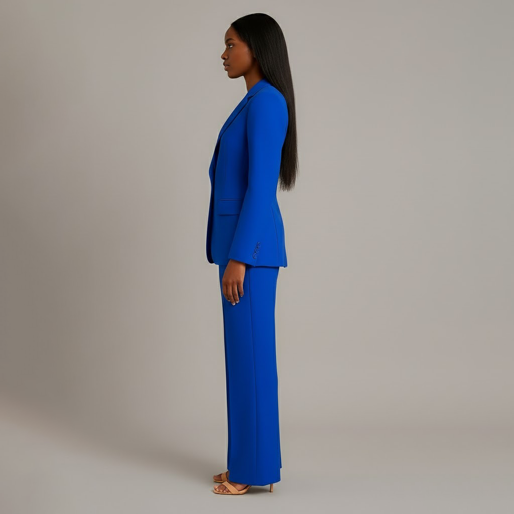 Mary | Women’s Long Sleeve V Neck Two Piece Suit