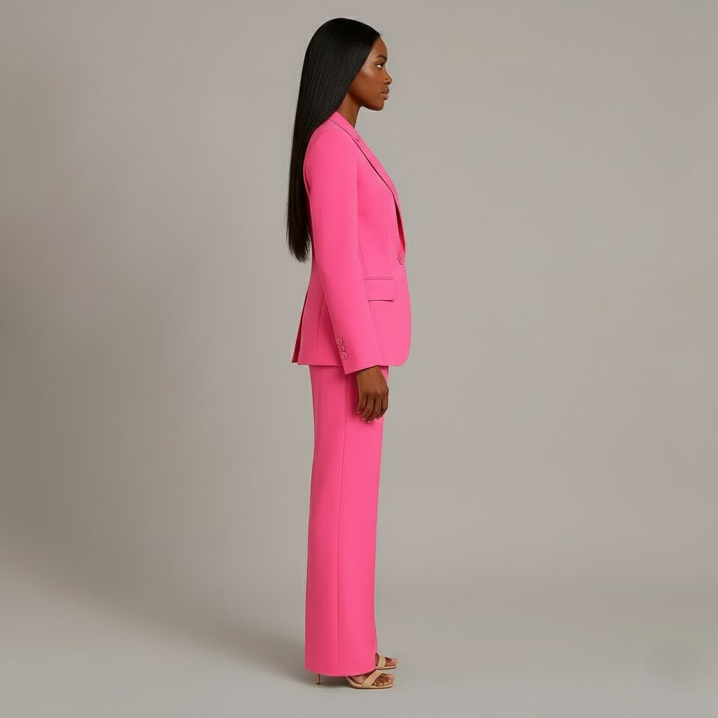 Mary | Women’s Long Sleeve V Neck Two Piece Suit