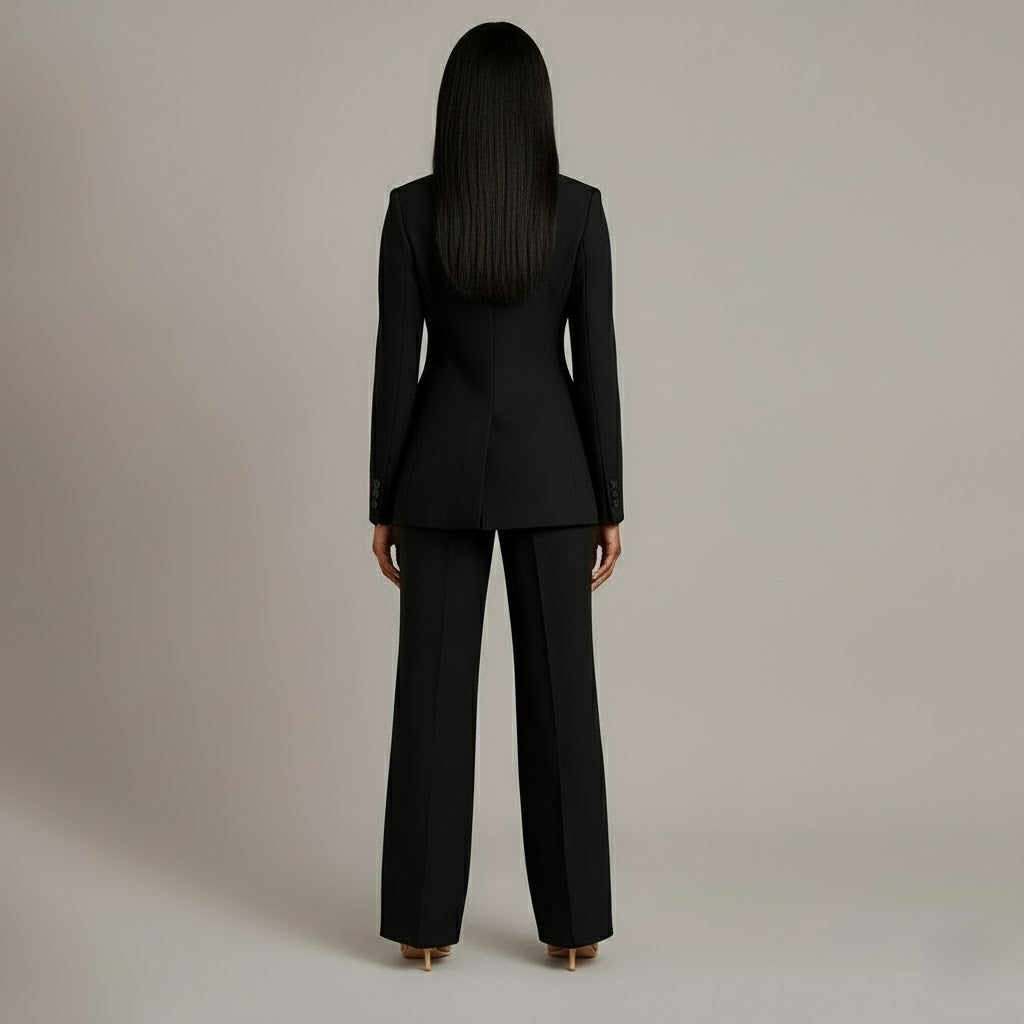 Mary | Women’s Long Sleeve V Neck Two Piece Suit