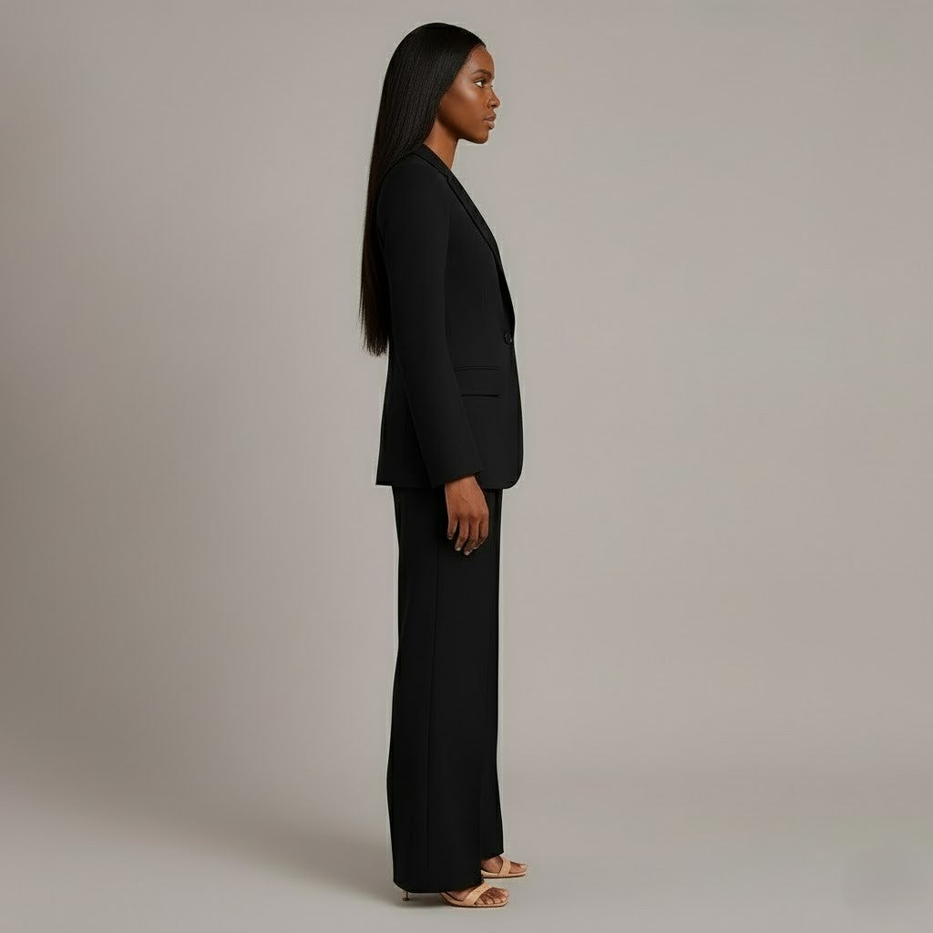 Mary | Women’s Long Sleeve V Neck Two Piece Suit