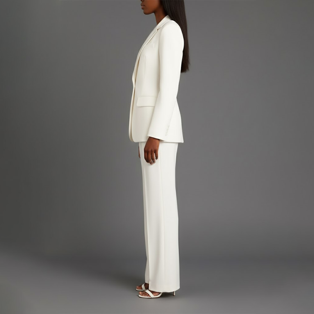 Mary | Women’s Long Sleeve V Neck Two Piece Suit