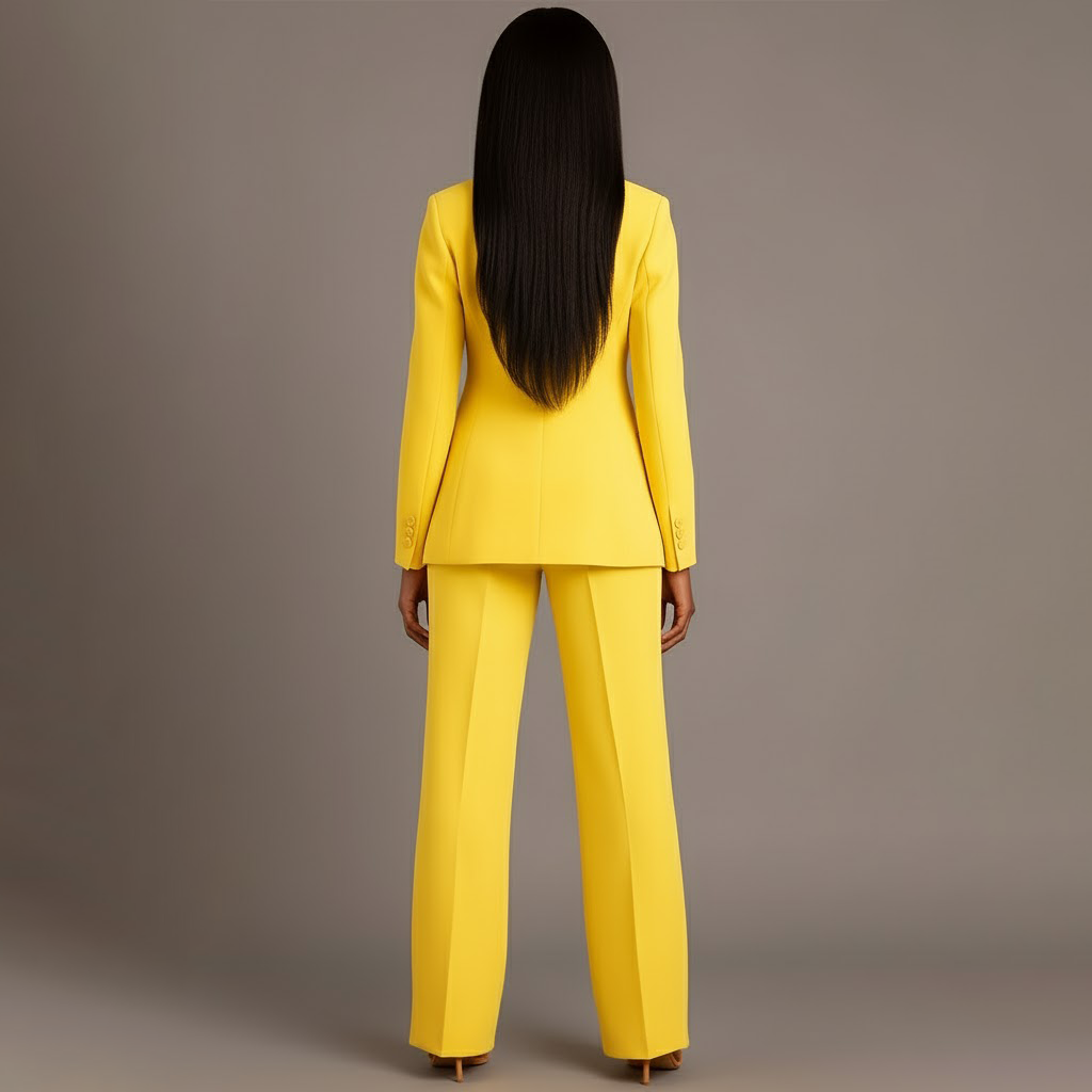 Mary | Women’s Long Sleeve V Neck Two Piece Suit