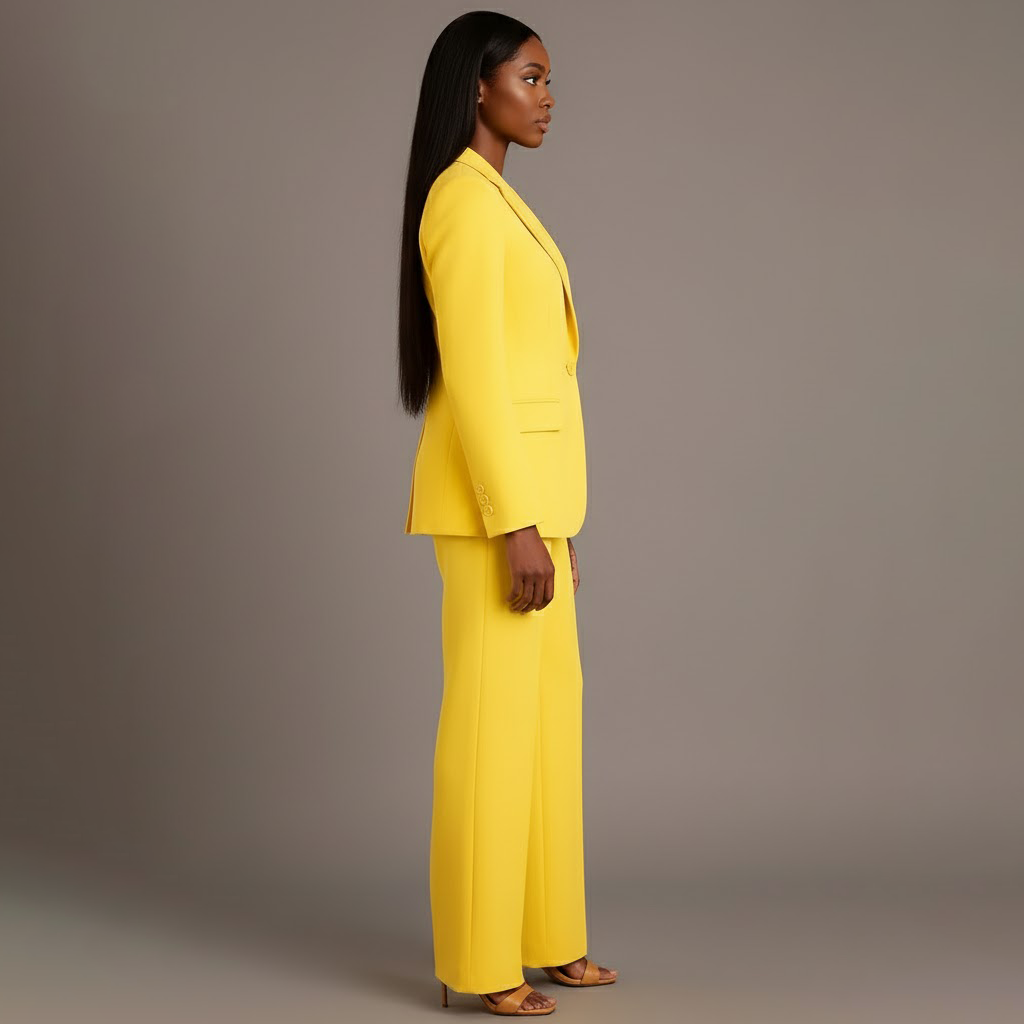 Mary | Women’s Long Sleeve V Neck Two Piece Suit