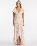Maryanne | Women's V Neck Floral Flowy Maxi Dress