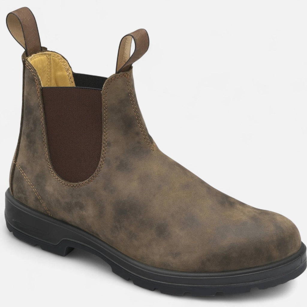 Matthew | Men's Closed Toe Slip On Ankle Chelsea Dress Boots