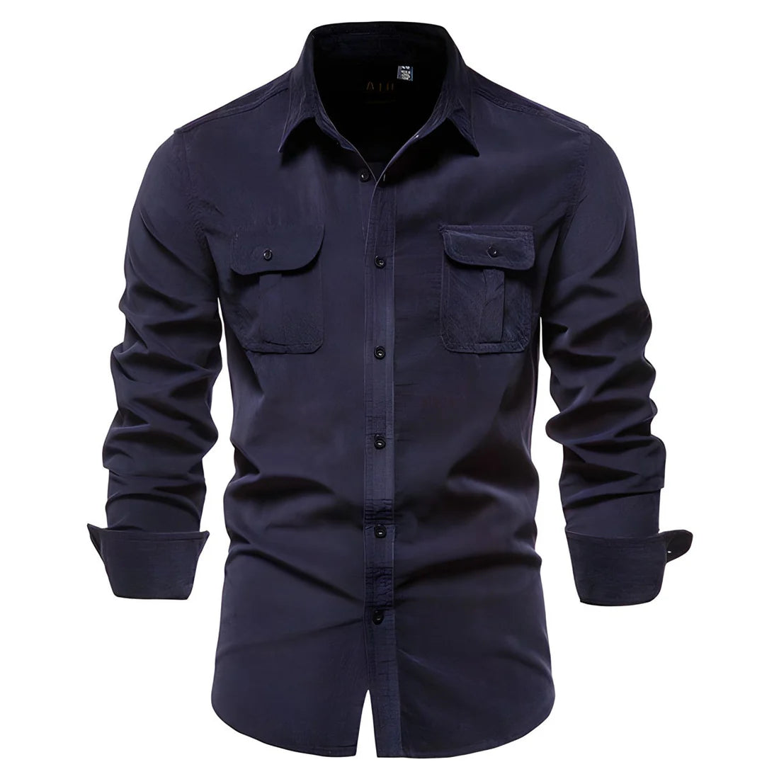 Maxwell | Men's Collared Front Pocket Buttoned Shirt