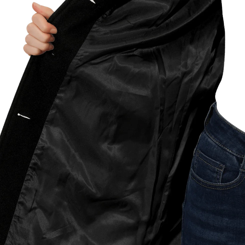 Moira | Women’s Long Sleeve Single Breasted Button Front Coat