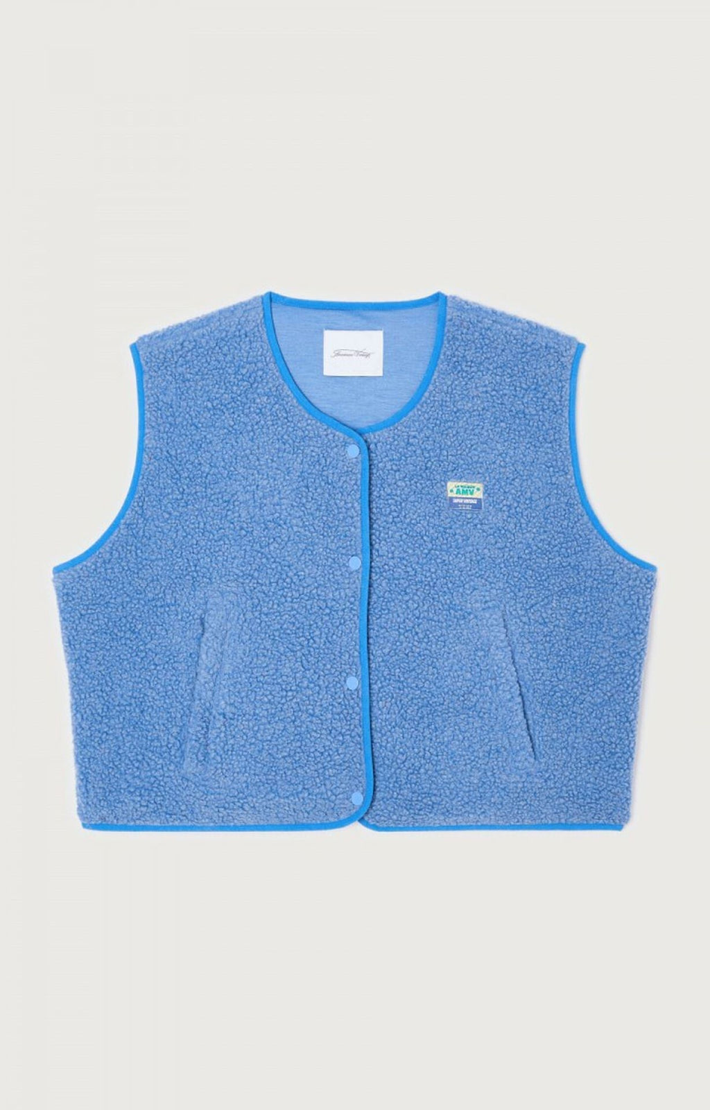 Nevaeh | Women's Button Front Sleeveless Pockets Vest
