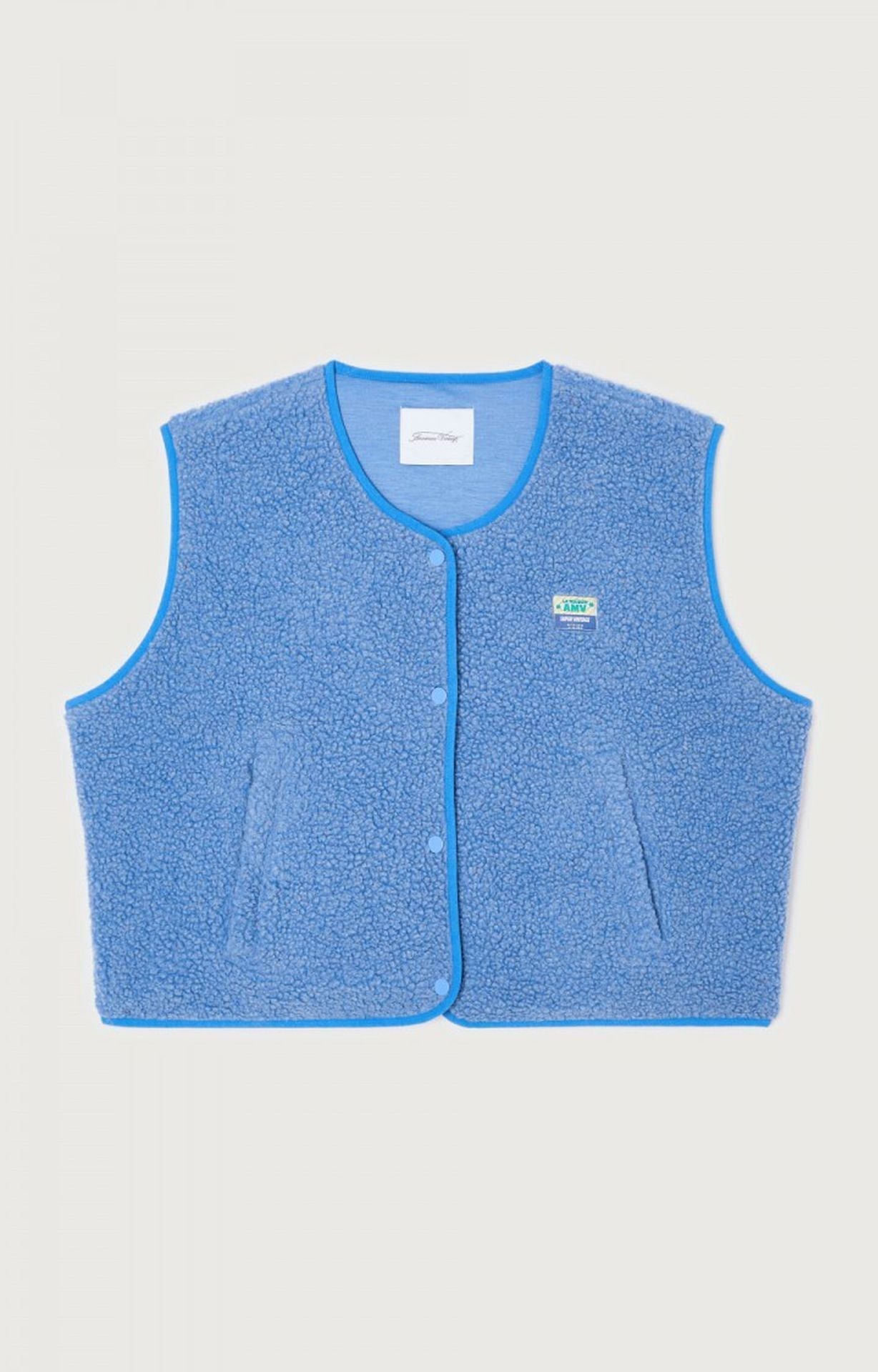 Nevaeh | Women's Button Front Sleeveless Pockets Vest