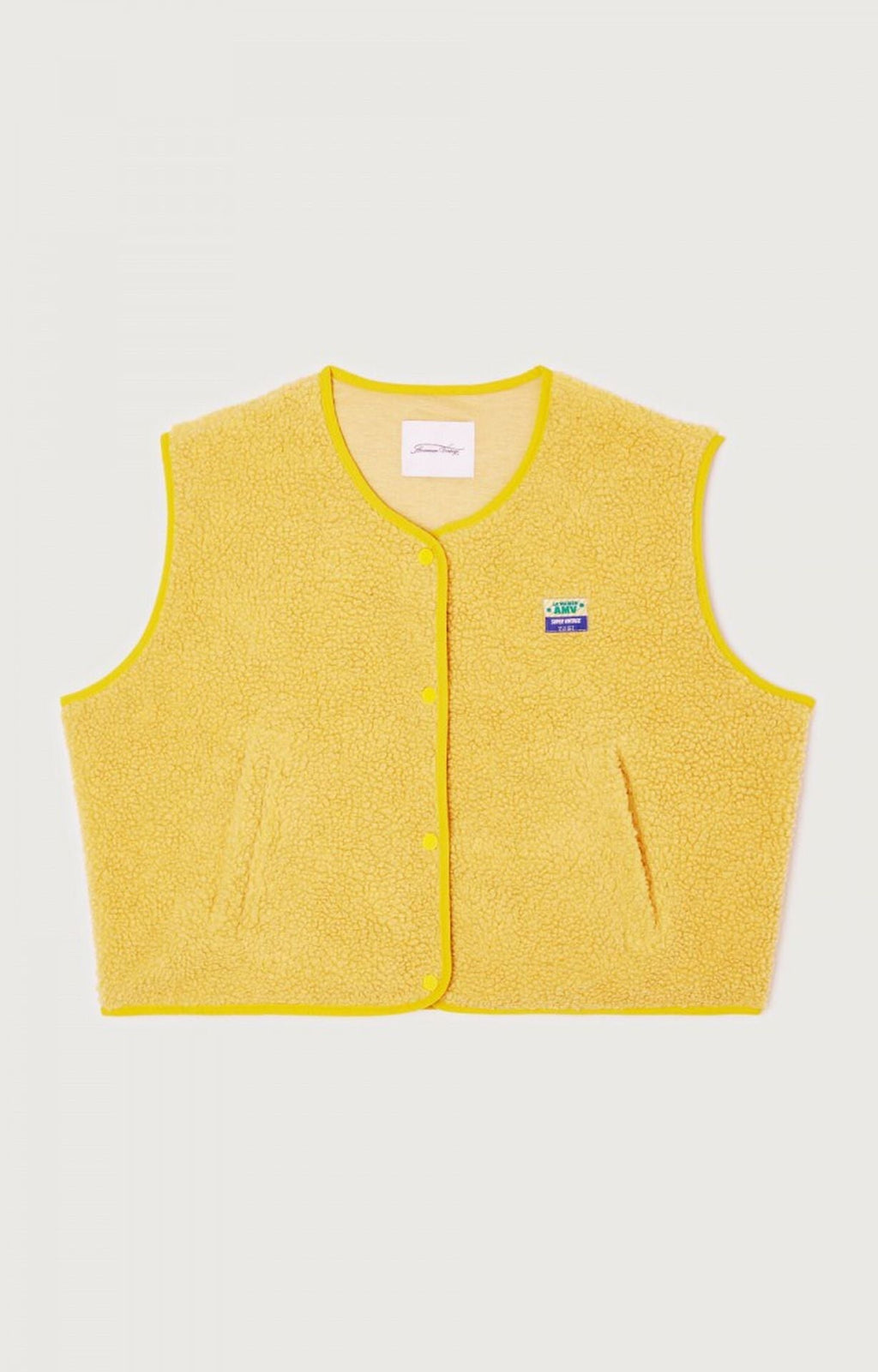 Nevaeh | Women's Button Front Sleeveless Pockets Vest