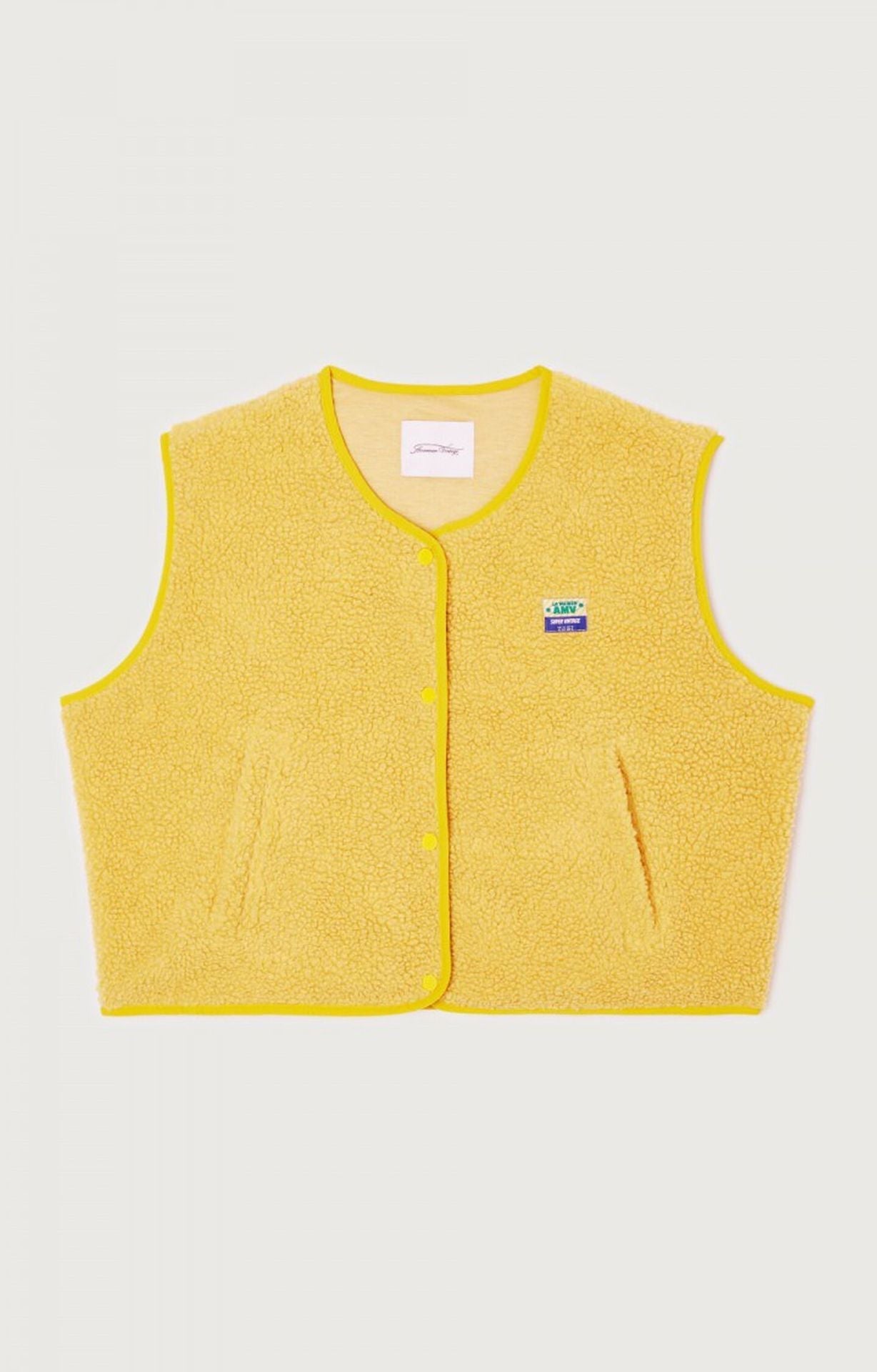 Nevaeh | Women's Button Front Sleeveless Pockets Vest