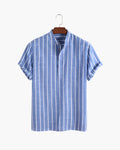 Oliver | Men’s Short Sleeve Vertical Stripe Shirt