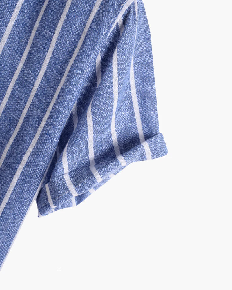 Oliver | Men’s Short Sleeve Vertical Stripe Shirt