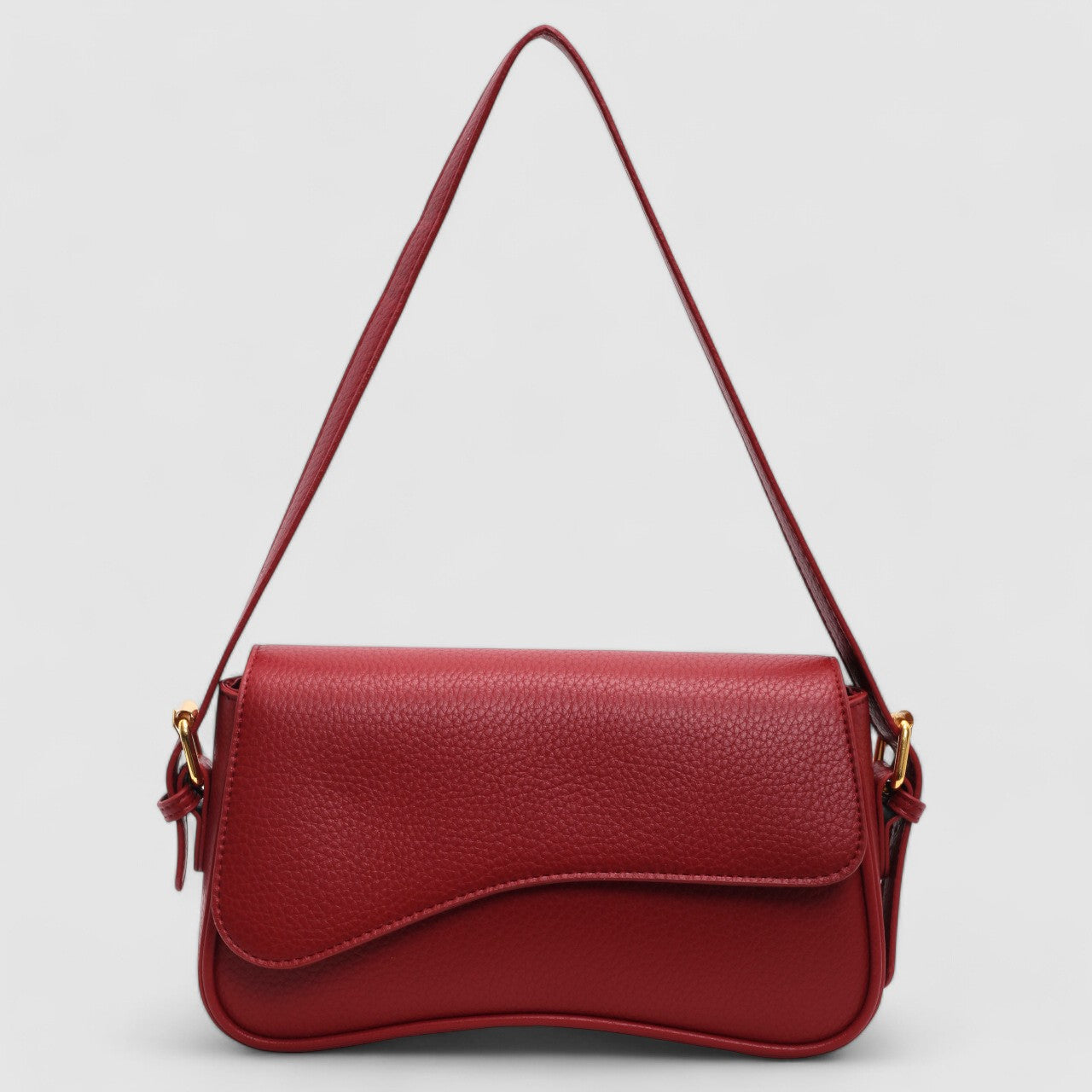 Olivia | Women’s Wavy Pattern Sculptural Shoulder Bag