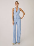 Pamela | Women's V-Neck Sleeveless Two Piece Matching Set