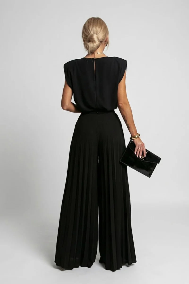 Patricia | Women’s Round Neck Sleeveless Matching Set