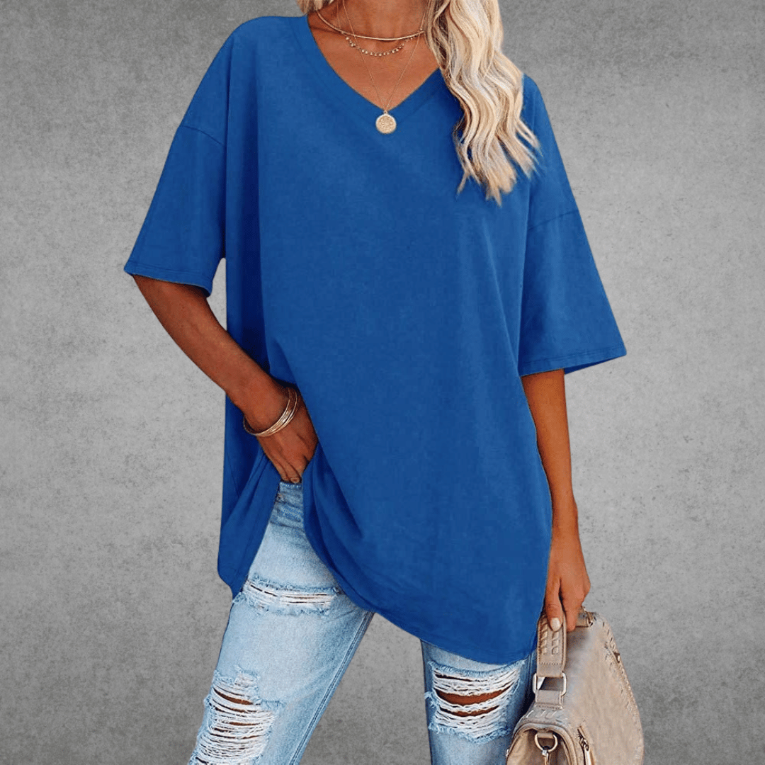 Phoebe | Women’s Half Sleeve V Neck Summer T Shirt