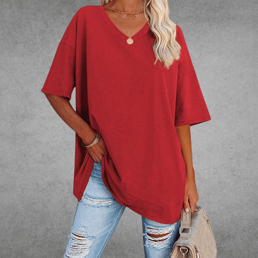 Phoebe | Women’s Half Sleeve V Neck Summer T Shirt