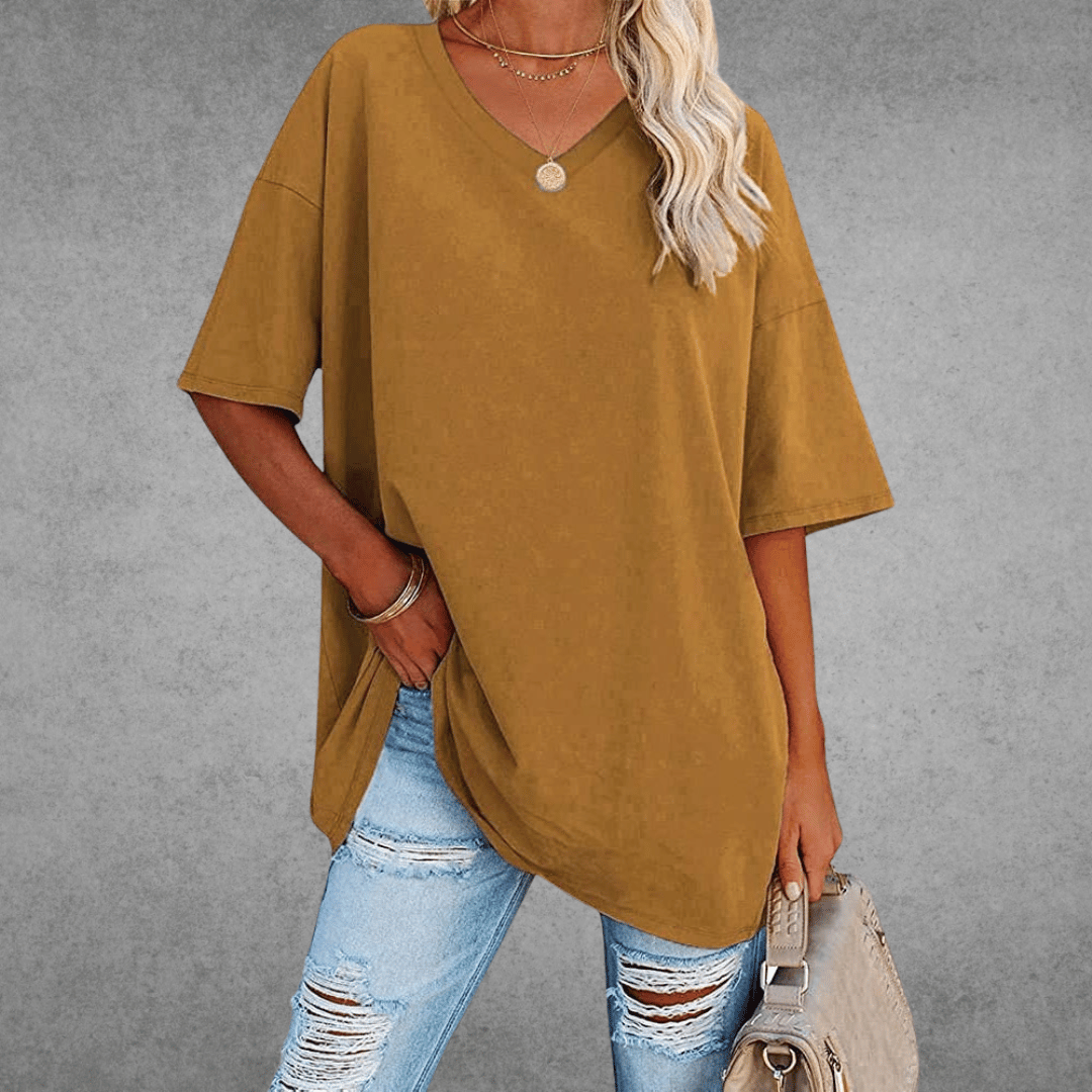 Phoebe | Women’s Half Sleeve V Neck Summer T Shirt