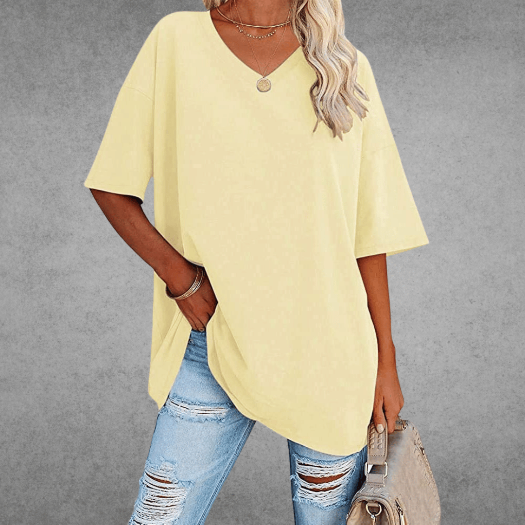 Phoebe | Women’s Half Sleeve V Neck Summer T Shirt