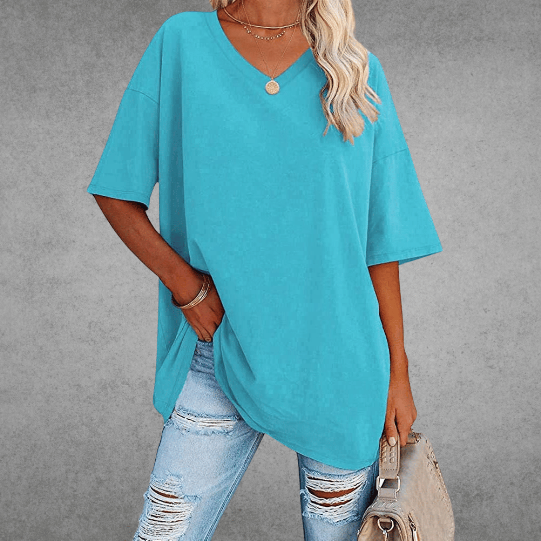 Phoebe | Women’s Half Sleeve V Neck Summer T Shirt