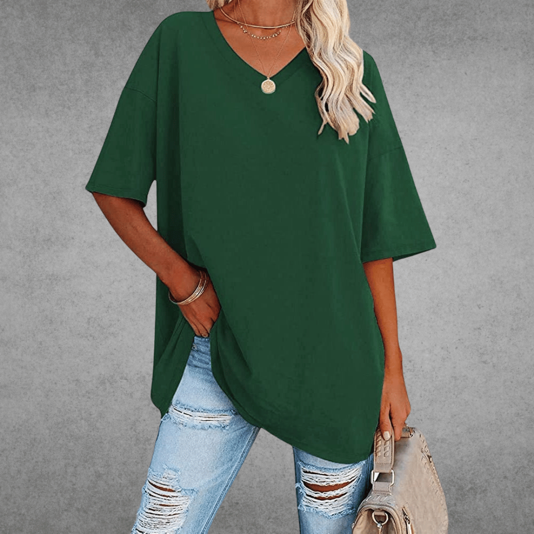 Phoebe | Women’s Half Sleeve V Neck Summer T Shirt