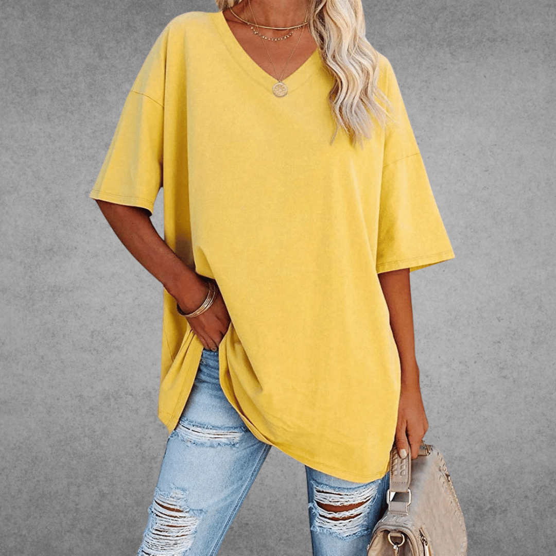 Phoebe | Women’s Half Sleeve V Neck Summer T Shirt