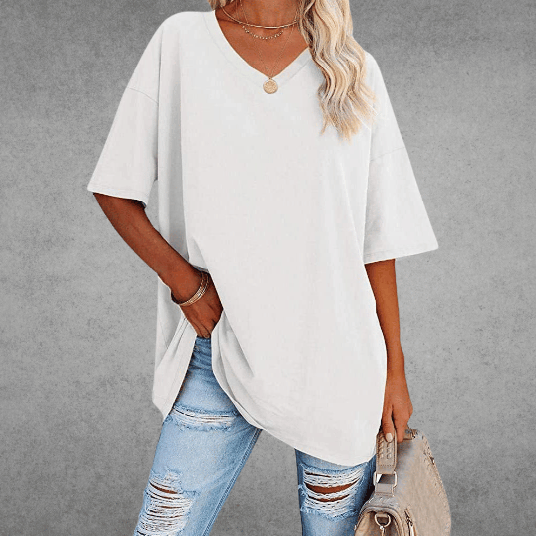Phoebe | Women’s Half Sleeve V Neck Summer T Shirt