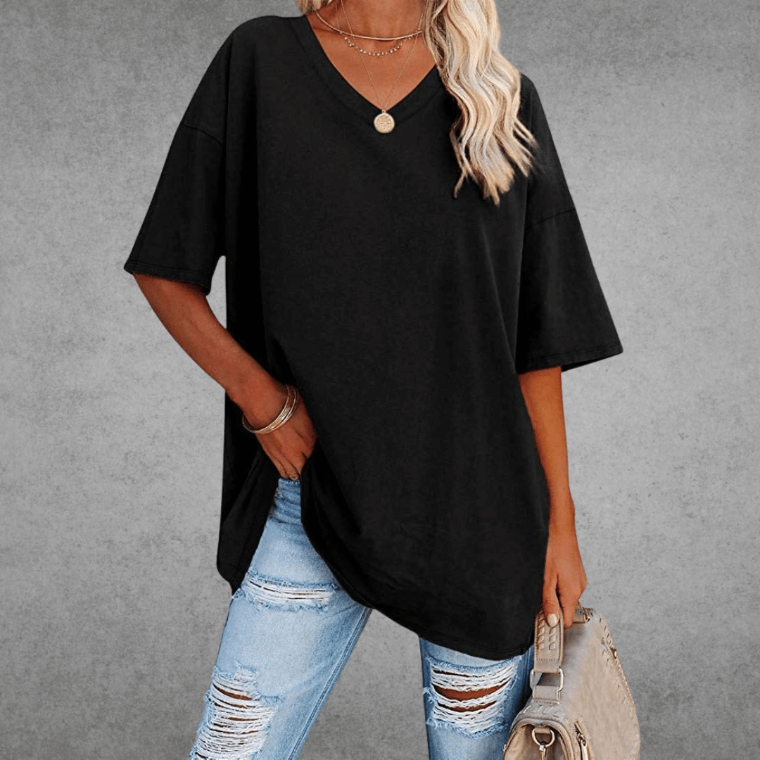 Phoebe | Women’s Half Sleeve V Neck Summer T Shirt