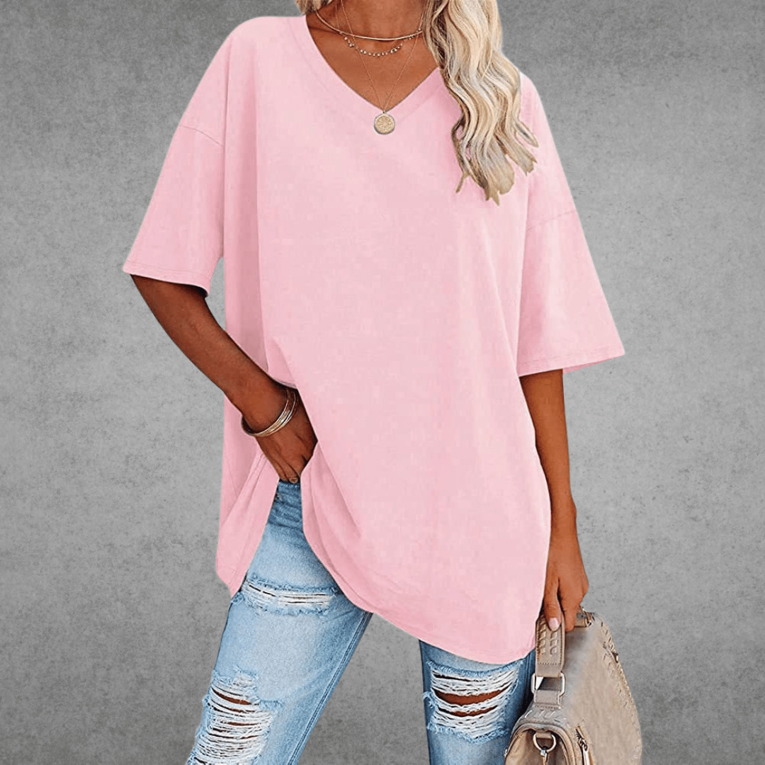 Phoebe | Women’s Half Sleeve V Neck Summer T Shirt