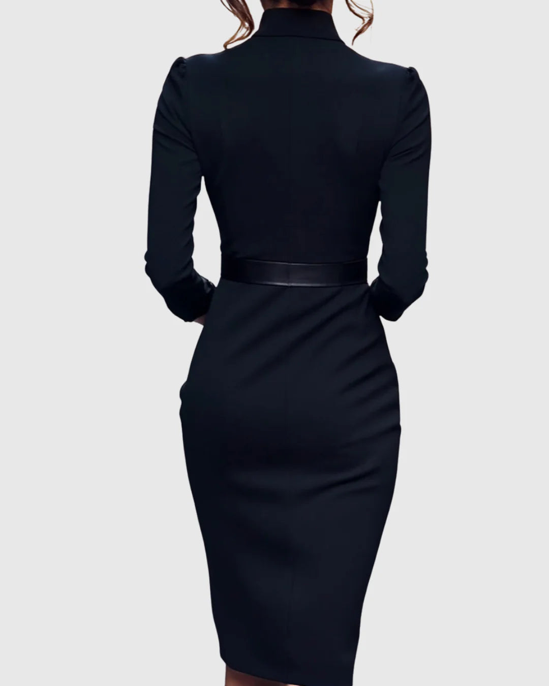 Poppy | Women’s V Neck Belted Midi Dress