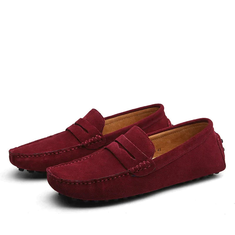 Robert | Men’s Round Toe Slip On Dress Loafers