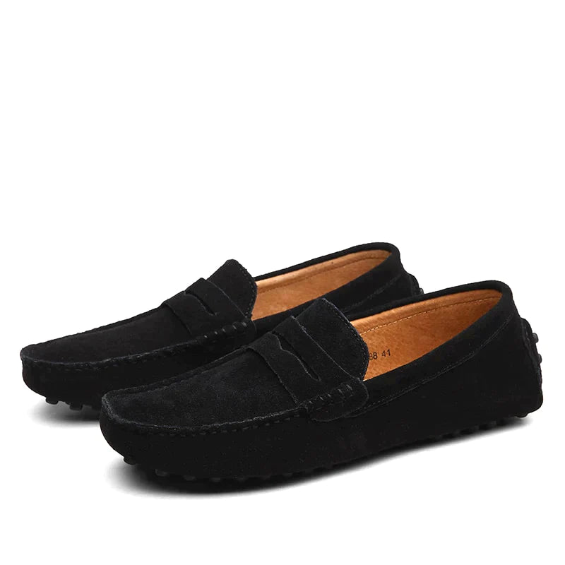 Robert | Men’s Round Toe Slip On Dress Loafers