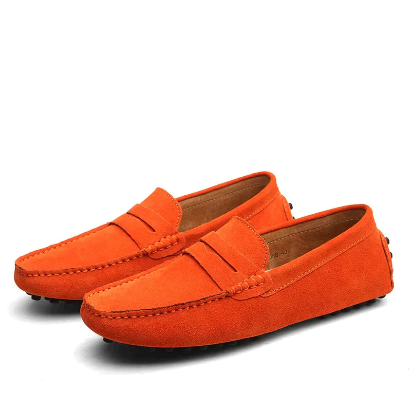 Robert | Men’s Round Toe Slip On Dress Loafers