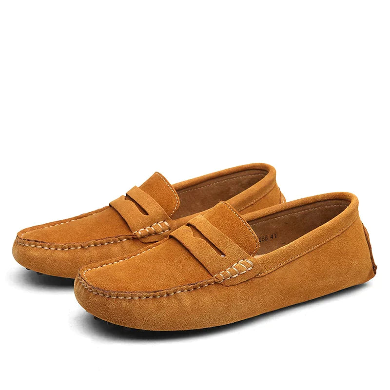 Robert | Men’s Round Toe Slip On Dress Loafers
