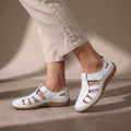 Rowena | Women's Closed Toe Hook And Loop Strap Sandals