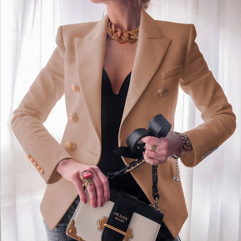 Ruthanne | Women's Double Breasted Button Front Blazer
