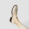 Sherry | Women's Buckle Strap Low Block Mary Jane Shoes