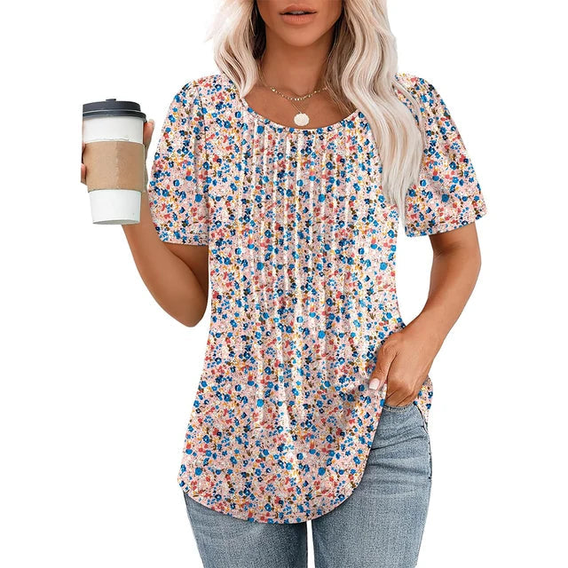 Sienna | Women's Short Sleeve Round Neck Top